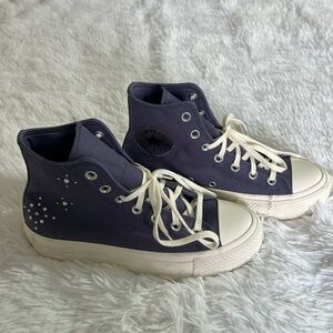 Converse Lift Platform High Pearls & Studs Sneakers